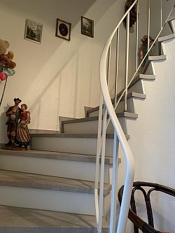 Treppe mit Vinyl